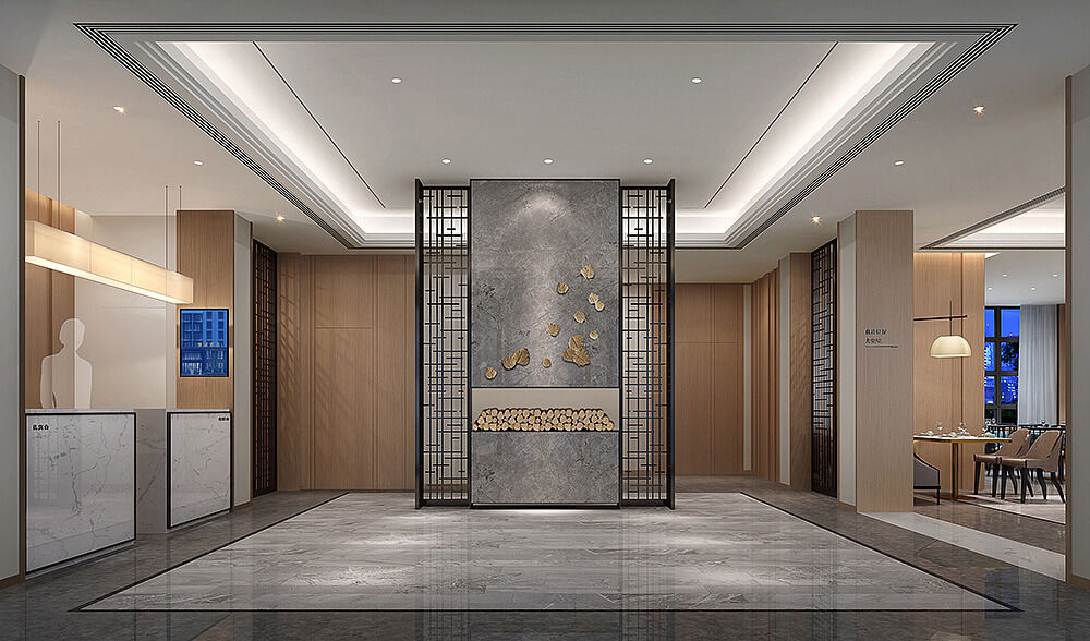 开封轻驿简约风商务酒店装建设计规划成效图
