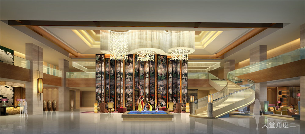 五星级度假酒店设计-江西南康新都酒店装建成效图
