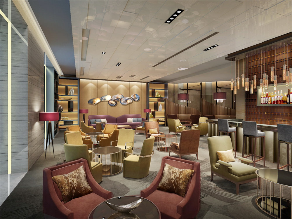 五星级度假酒店设计-江西南康新都酒店装建成效图