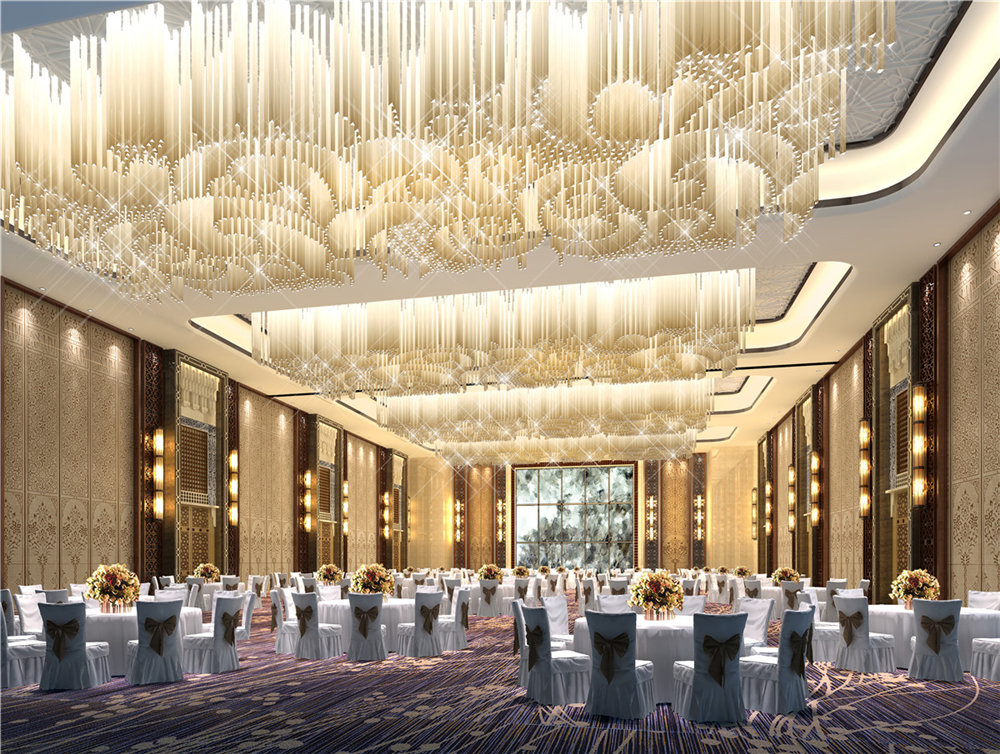 宁夏华祺国际五星级酒店装建设计案例成效图