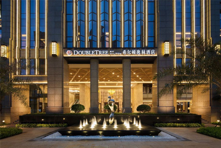 国际五星级酒店装建设计-希尔顿逸林酒店装建成效图