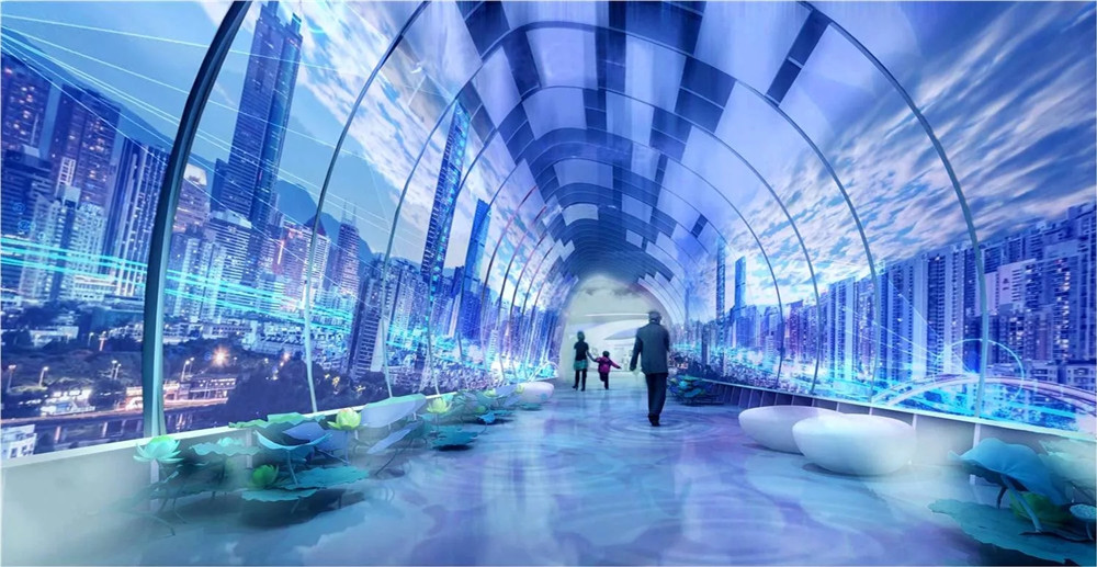 郑州科技风展厅装建设计成效图