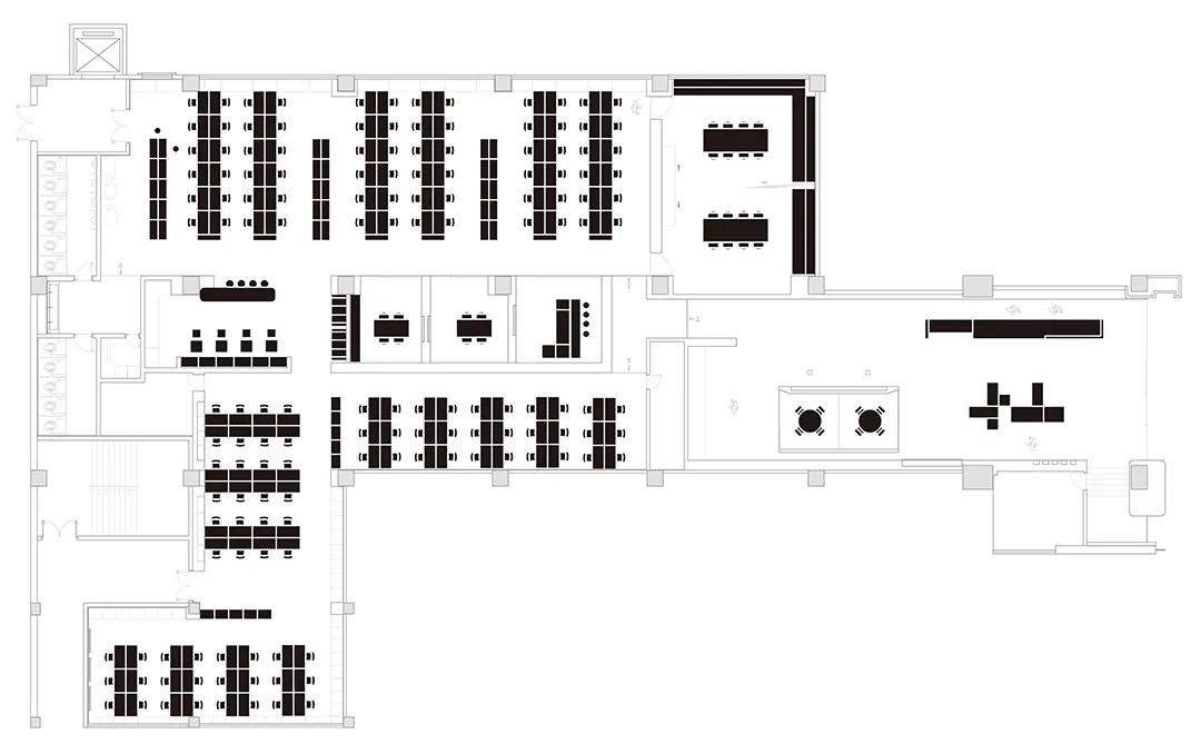 郑州上市集团办公室装建公司-现代大气办公室设计案