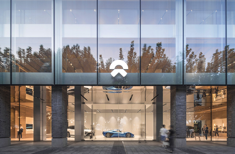 郑州NIO温反旗舰展厅装建公司设计案例