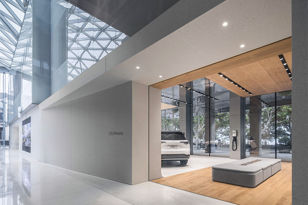 郑州NIO温反旗舰展厅装建公司设计案例