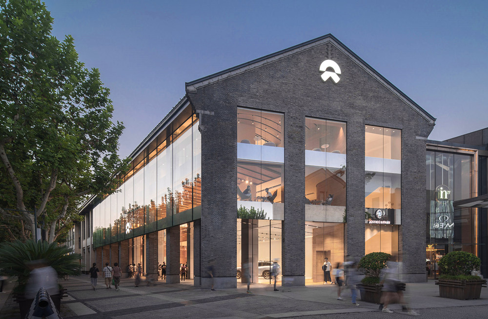 郑州NIO温反旗舰展厅装建公司设计案例