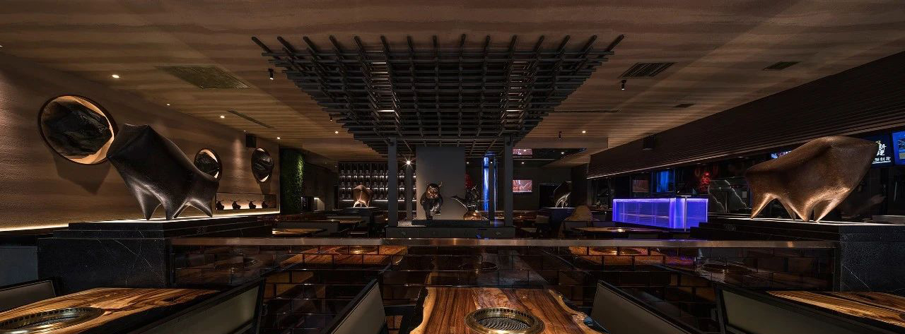 郑州黑牛韩式烤肉店装建设计案例