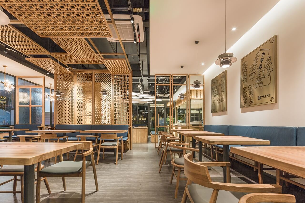 郑州天怡兴手工饺子店装建公司设计案例
