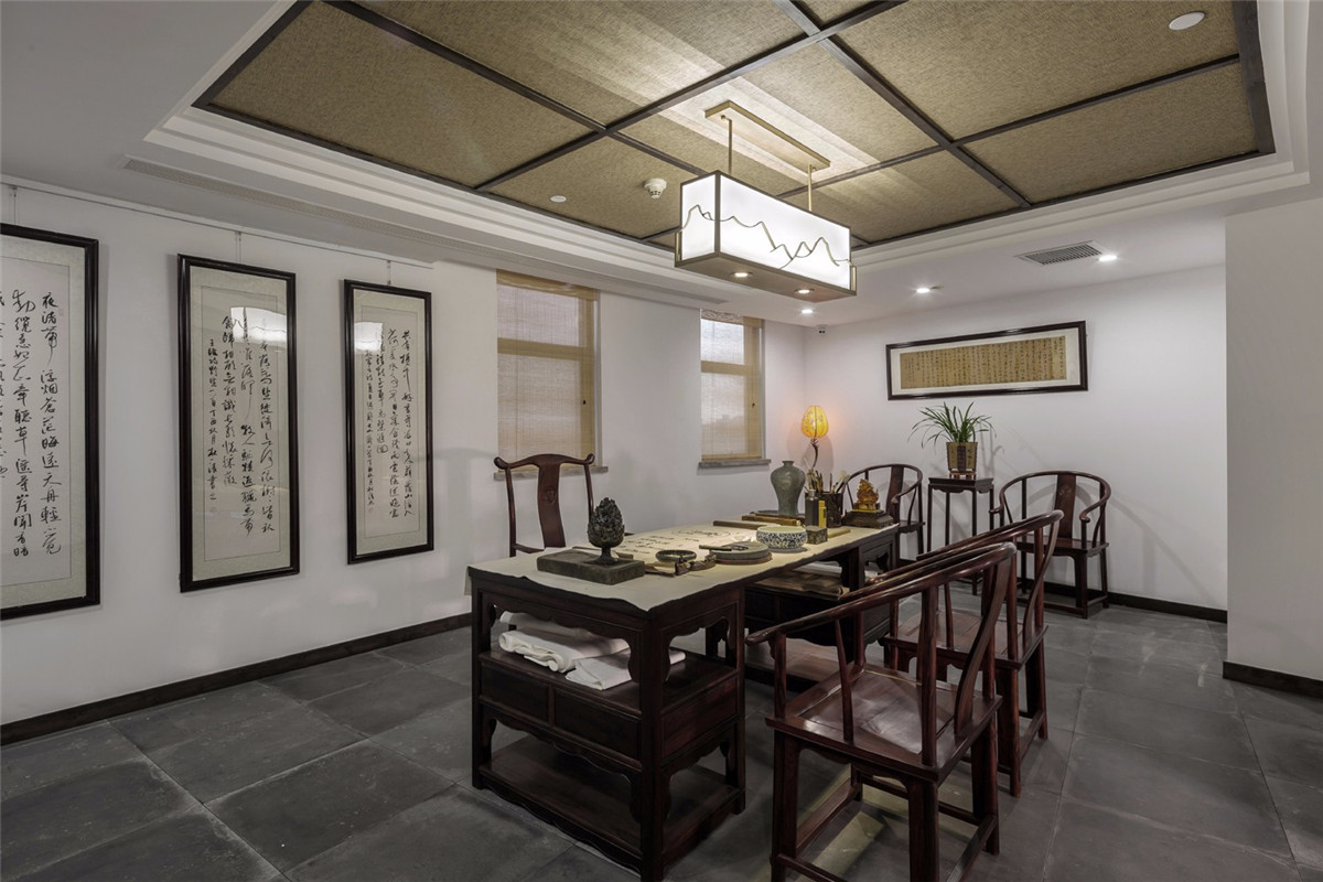 郑州国粹培训机构装建设计实景图