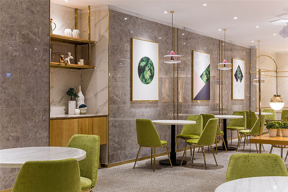 郑州贝星茶饮店装建公司设计案例
