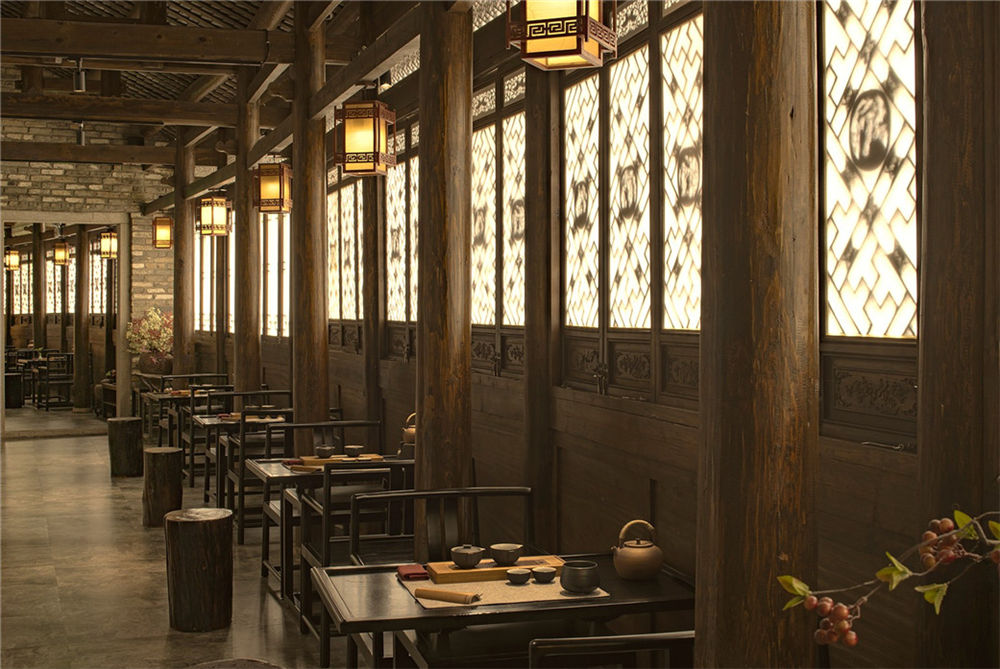 郑州幼可堂特色茶餐厅装建公司设计案例