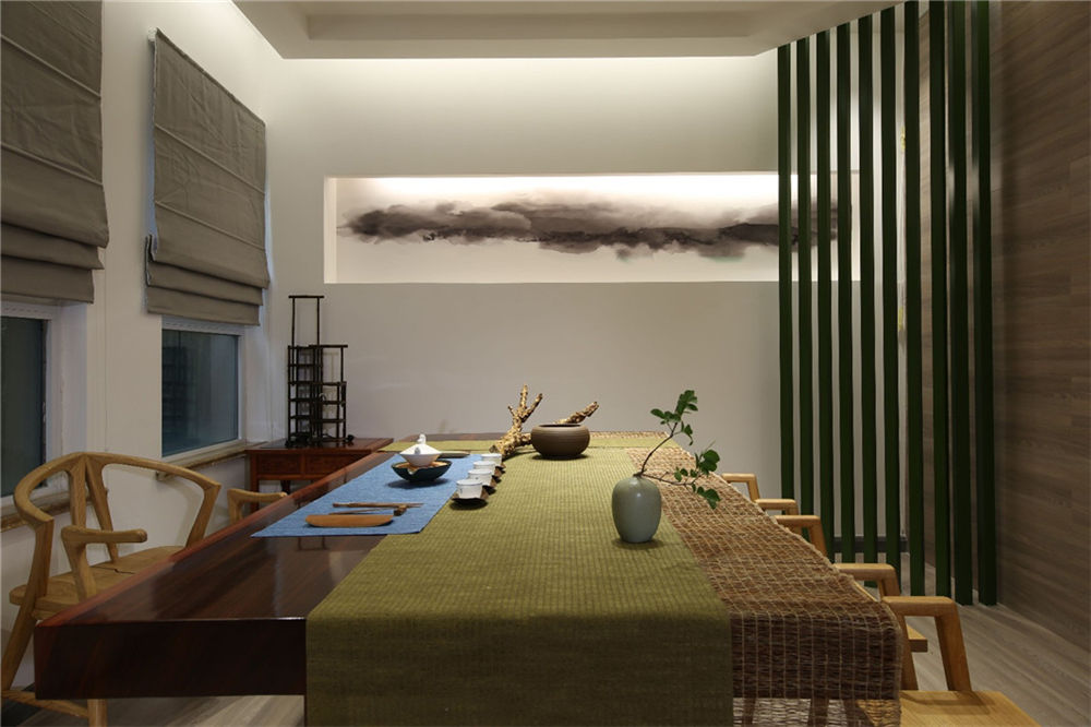 郑州茶悦中式茶餐厅装建公司设计案例