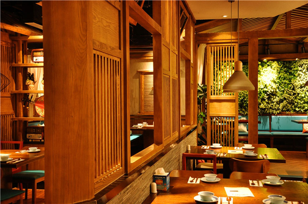 郑州Green Tea茶餐厅装建公司设计案例