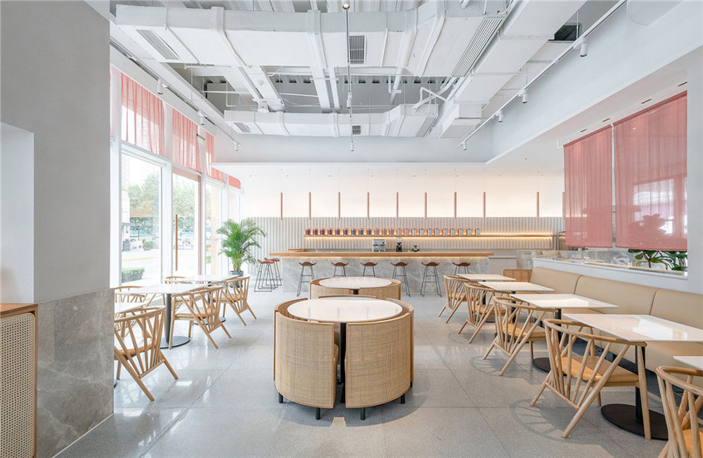 郑州垦上茶餐厅装建公司设计案例