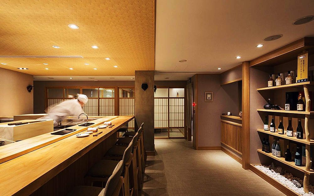 郑州谷川日式禅意餐厅装建公司设计案例