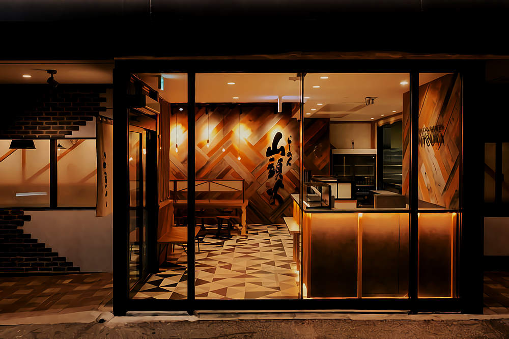 郑州日本山头火拉面餐厅装建公司设计案例