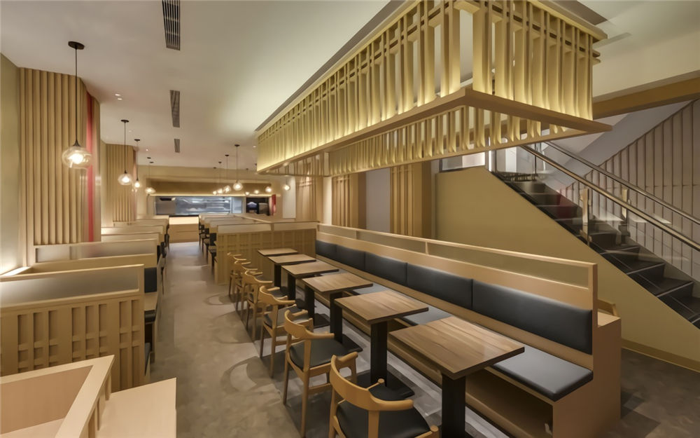 郑州福腾亭日式寿司店装建公司设计案例