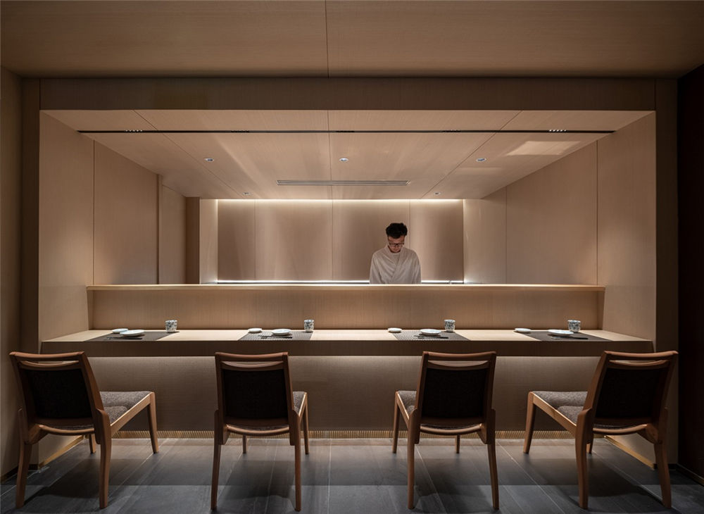 郑州隐竹日式操持餐厅装建公司设计案例