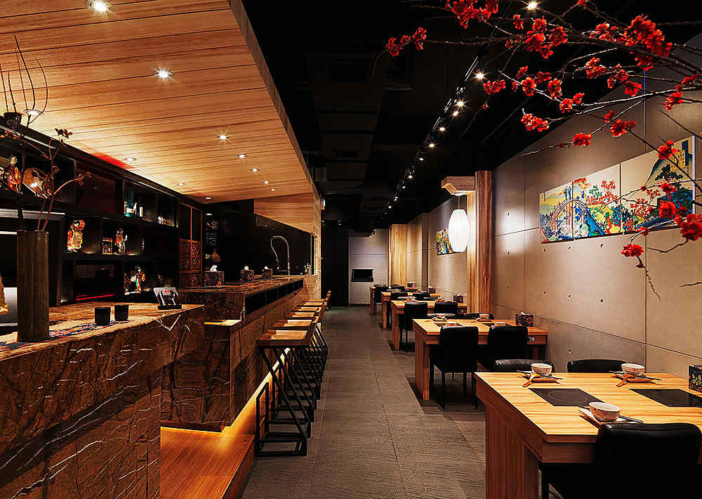 郑州江户风情日料店装建公司设计案例