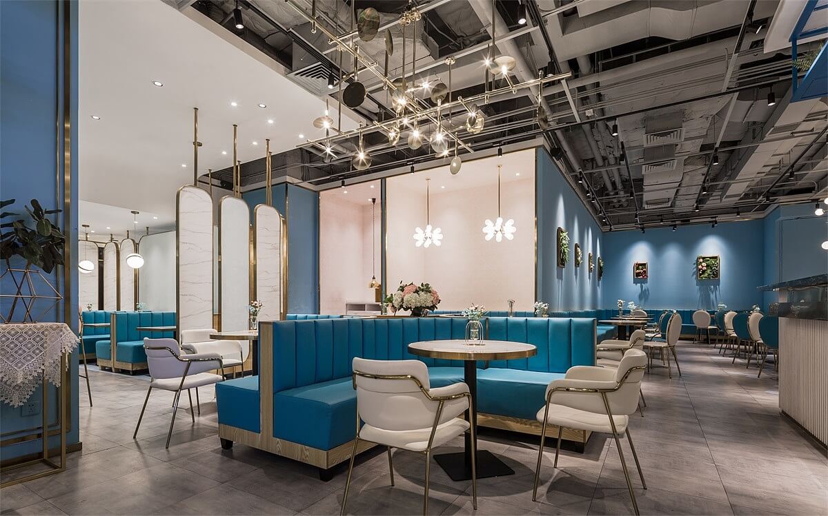 郑州花木莉西餐厅设计公司装建案例
