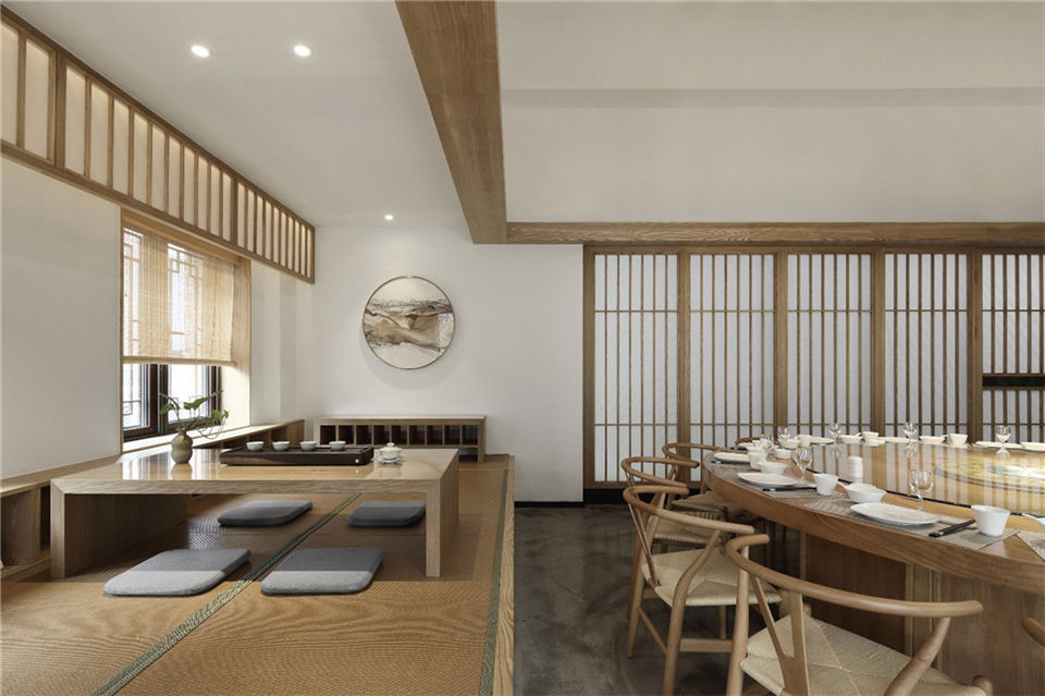 郑州禅意中餐厅装建公司设计案例