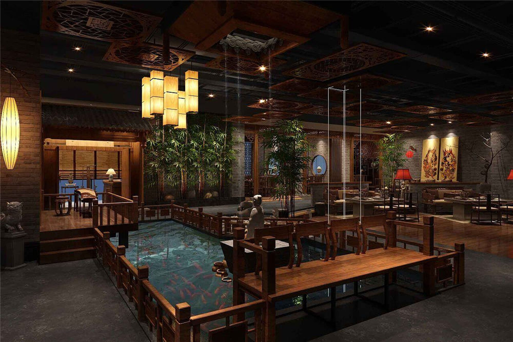 郑州青门火锅店装建公司设计案例