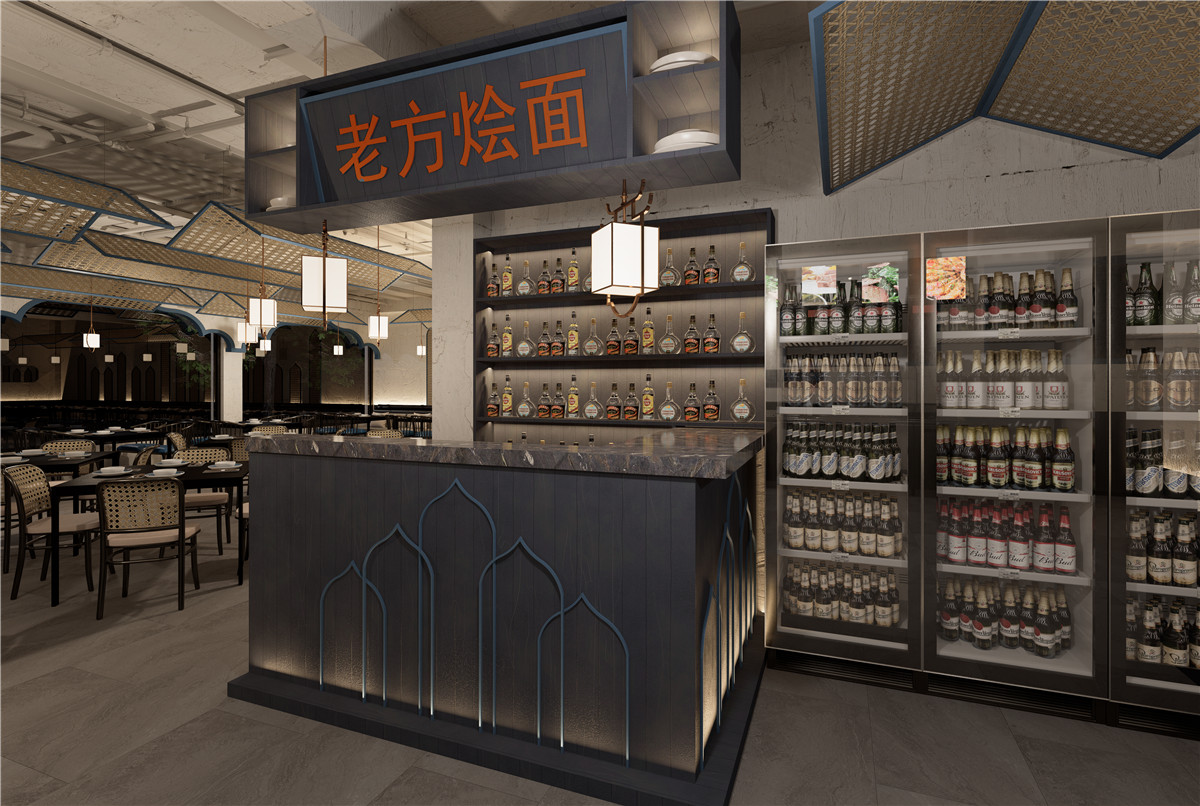 周口烩面馆装建公司设计案例