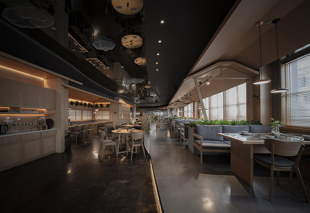 船岸主题餐厅装建—湖南菜特色餐厅设计案例(图3)
