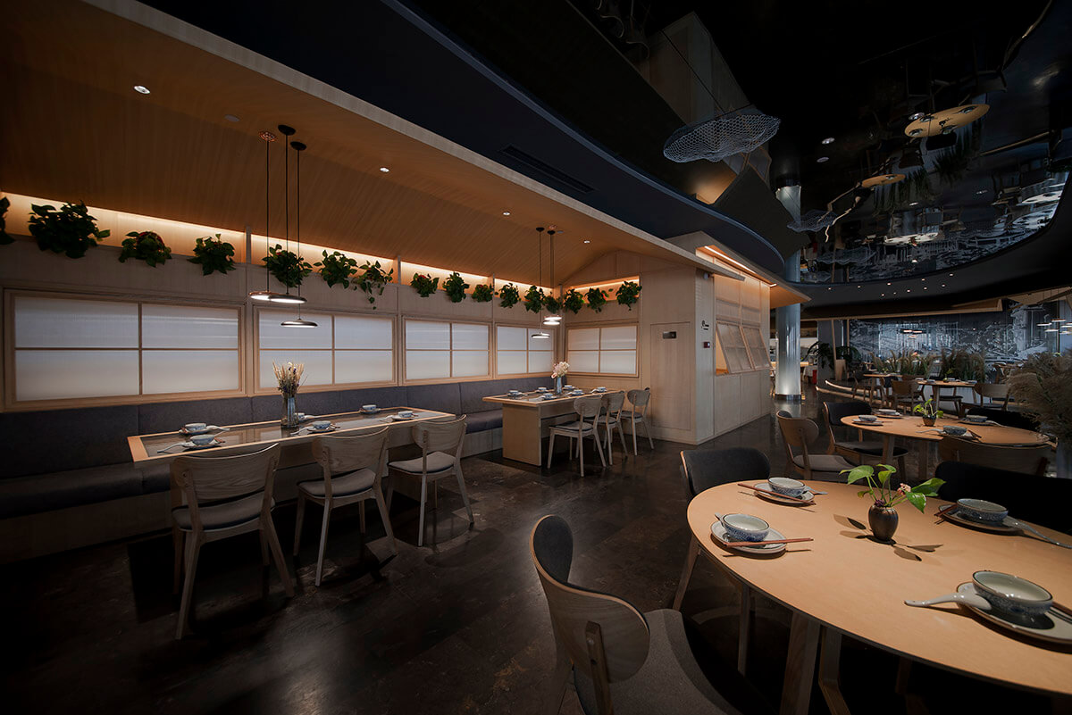 船岸主题餐厅装建—湖南菜特色餐厅设计案例(图5)