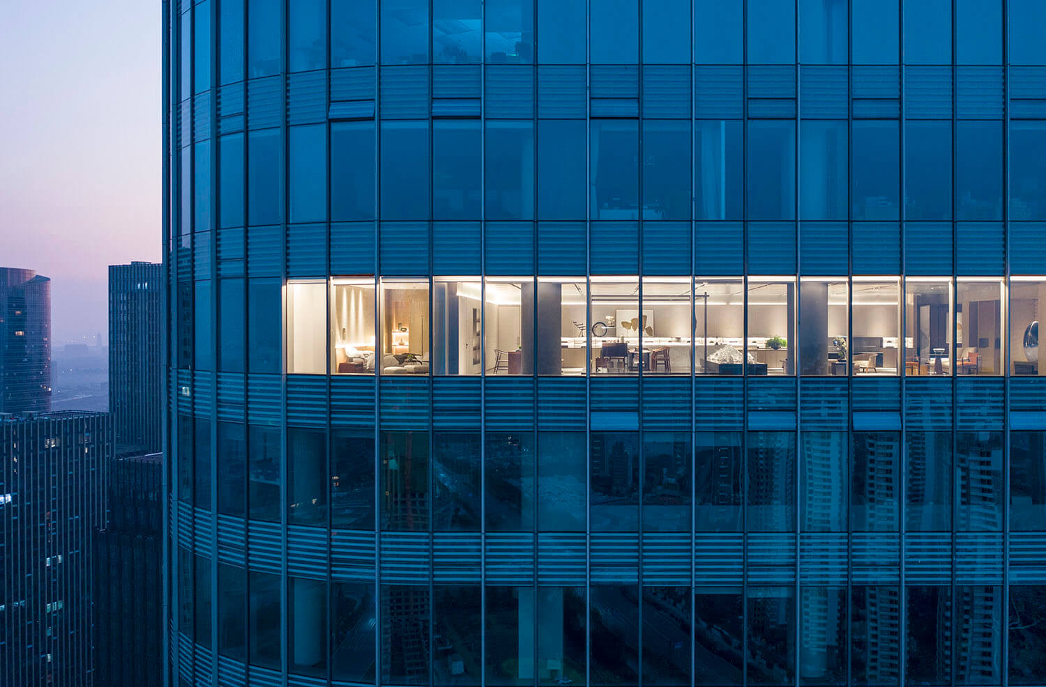 办公楼装建—禅意办公会所设计案例(图1)