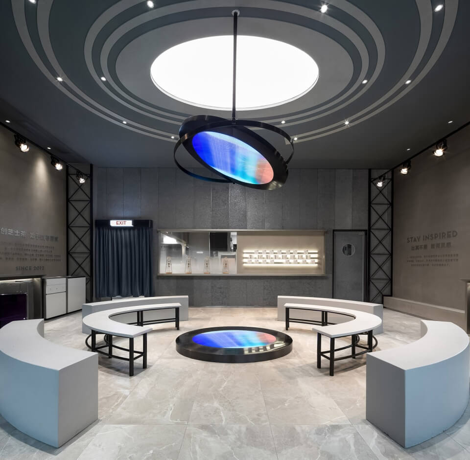 郑州奶茶店装建公司喜茶幼剧场设计案例(图5)