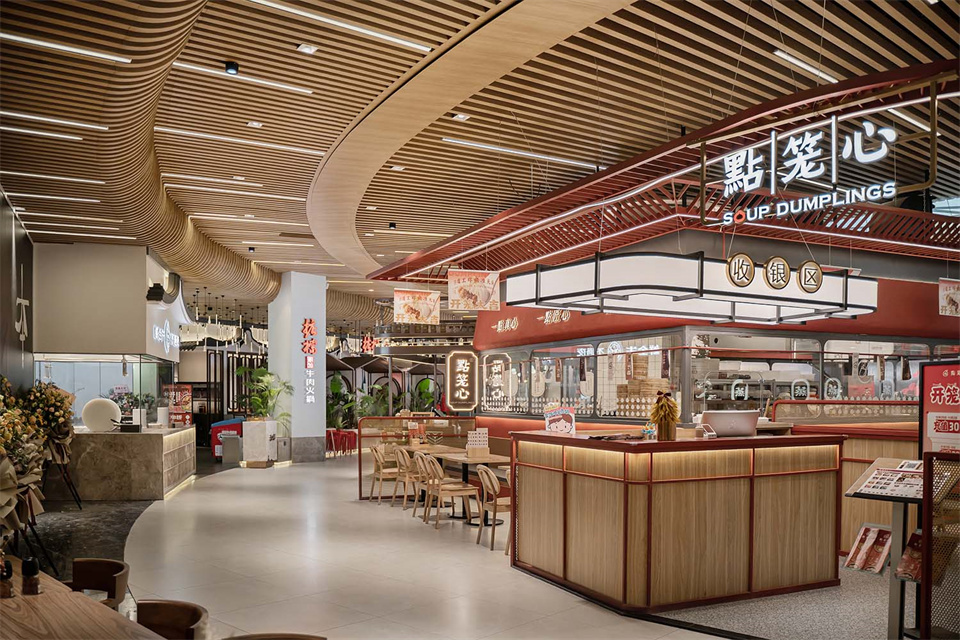 郑州美食广场设计公司食通天美食市集装建案例(图17) 郑州美食广场设计公司食通天美食市集装建案例(图17)