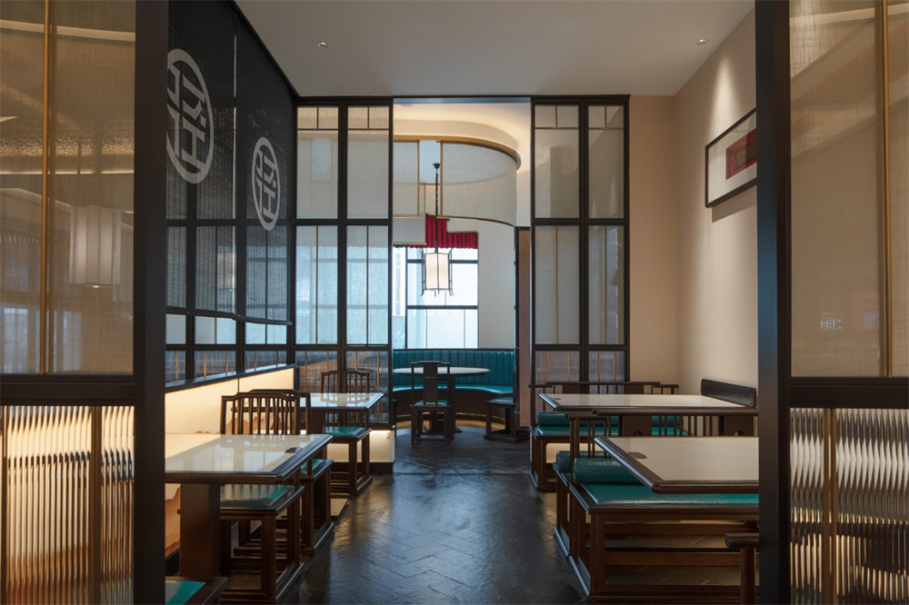 径山十八路韵渭间菜餐厅装建设计案例(图3) 径山十八路韵渭间菜餐厅装建设计案例(图3)