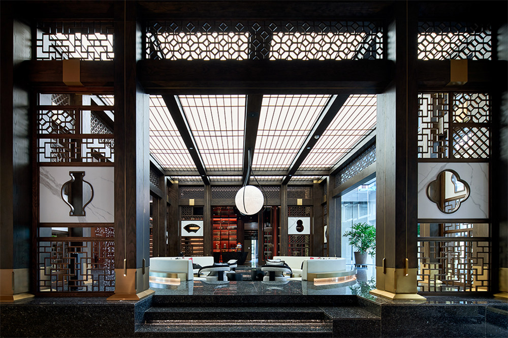 东方礼节 迪荡喜粤一号中餐厅装建设计(图2) 东方礼节 迪荡喜粤一号中餐厅装建设计(图2)