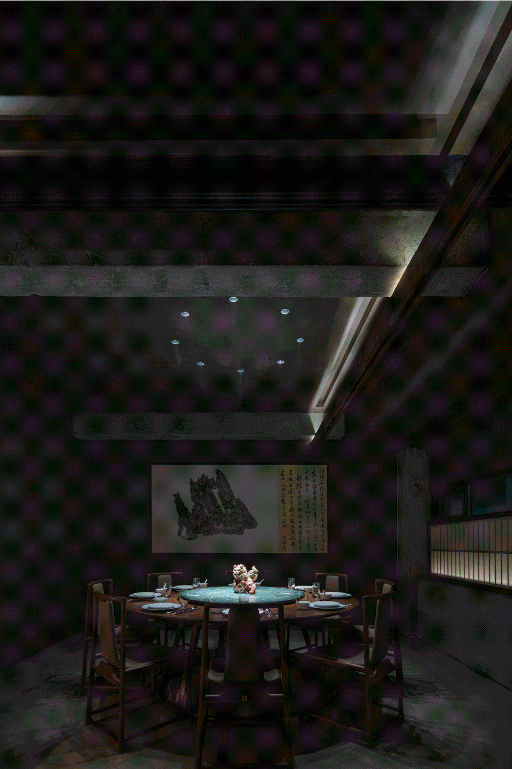 郑州中餐厅装建推荐江上隐东方美学中餐厅设计(图8)