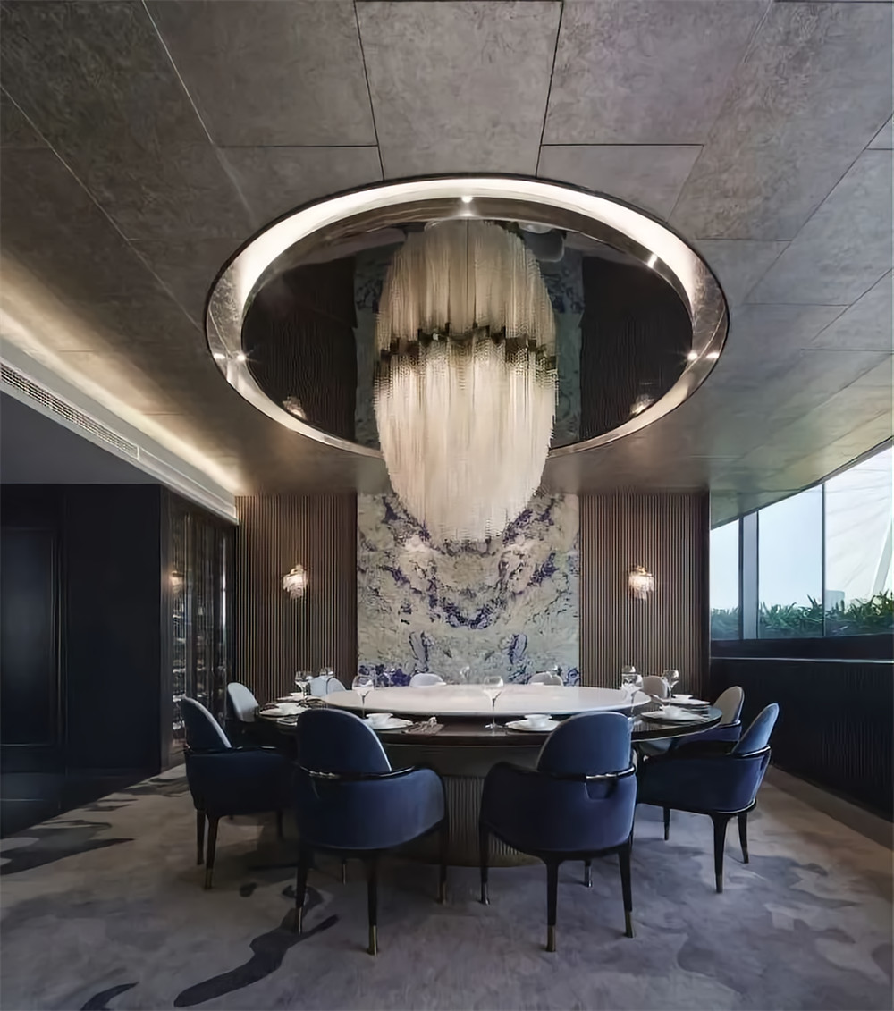 郑州餐饮装建公司推荐高端粤菜海鲜餐厅设计(图10)