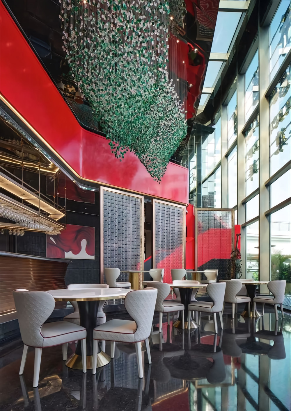郑州餐饮装建公司推荐高端粤菜海鲜餐厅设计(图4)