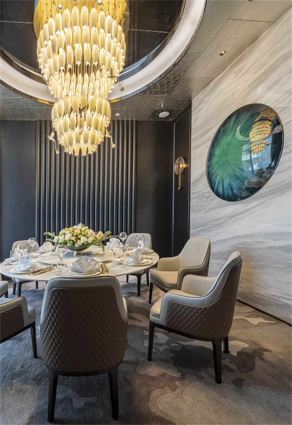 郑州餐饮装建公司推荐高端粤菜海鲜餐厅设计(图9)
