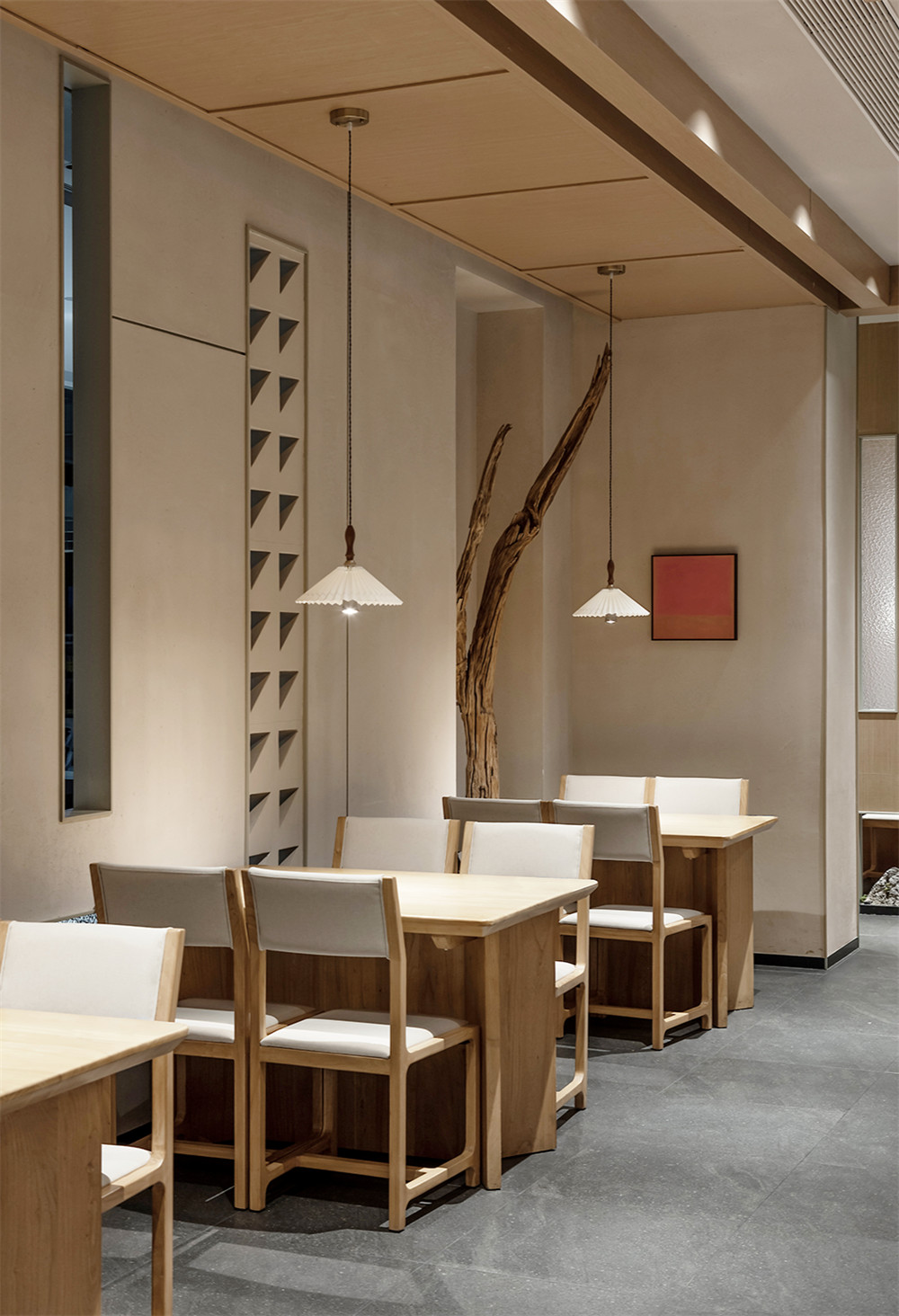 极简禅意风妈妈菜餐厅装建设计规划(图7)