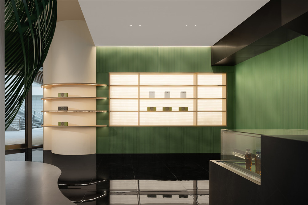 现代东方韵味   津乔茶茶叶店面装建设计规划(图7)