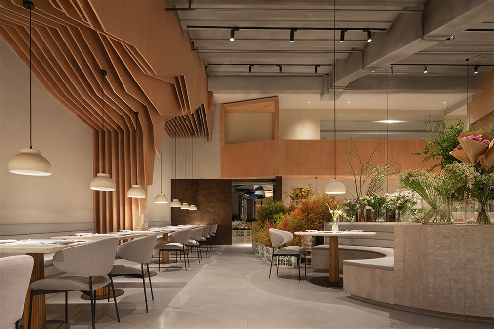 以花为主题的ROIIN用心创意西餐厅装建设计(图11)