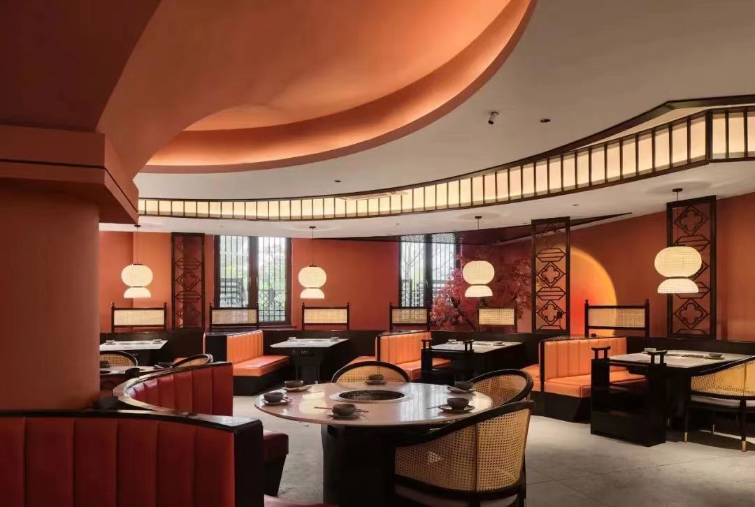 四时鼎辣新中式特色火锅店装建设计规划(图5)