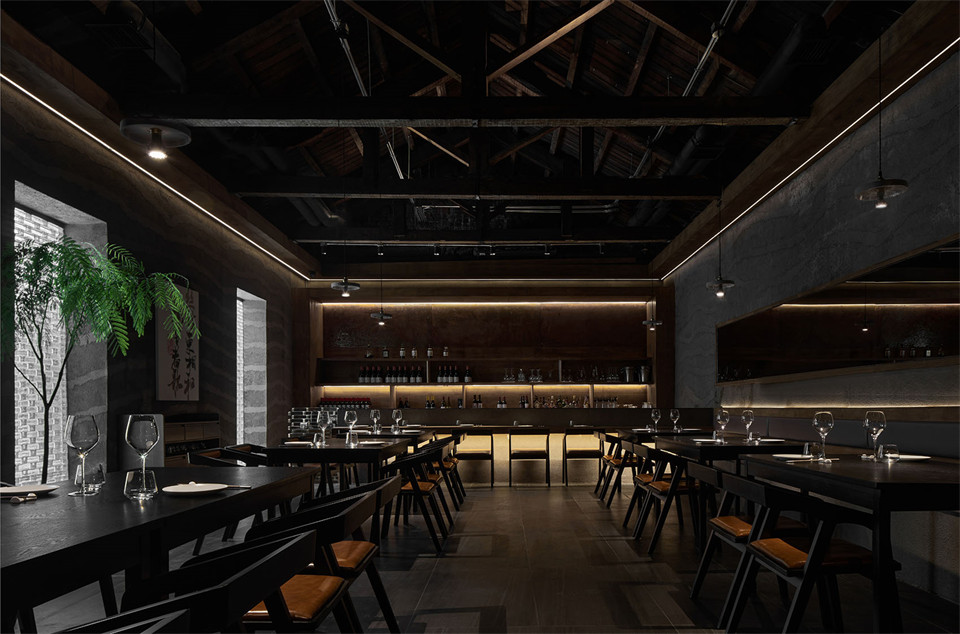 文物老宅刷新成餐厅  和歌辞餐厅装建设计(图4)