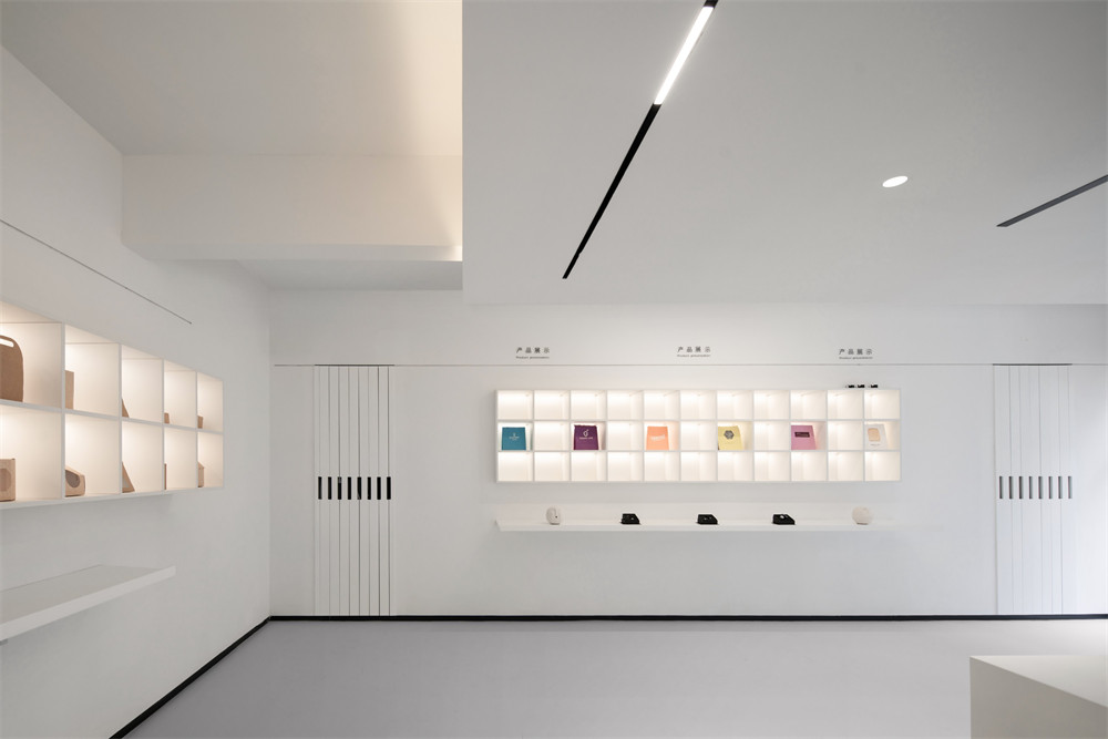 现代极简风JIAYI柔版企业展厅装建设计规划(图9)