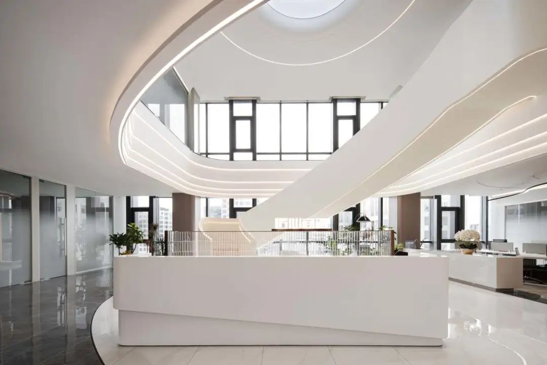 甲级写字楼匠心商管高端企业办公室装建设计(图2)
