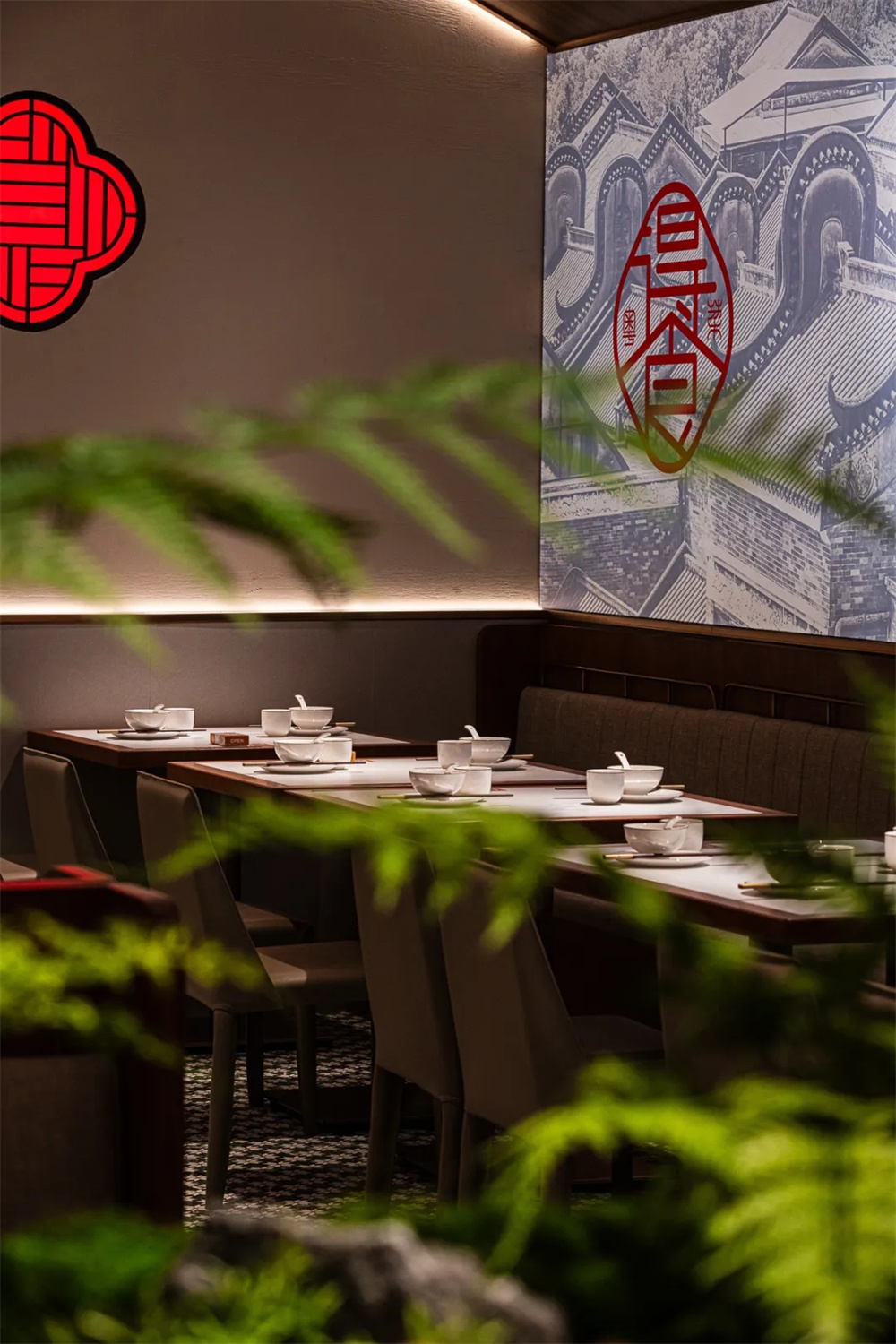 传承簸箕菜得食粤菜餐厅装建设计规划(图9)