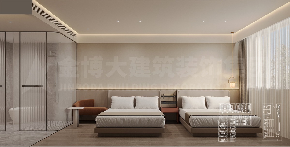 北京安枕精品酒店装建设计成效图