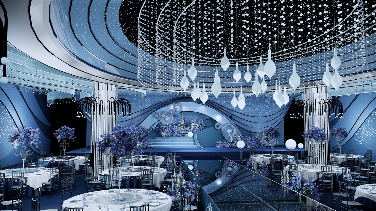 濮阳婚会堂设计-铂曼婚宴酒店装建设计