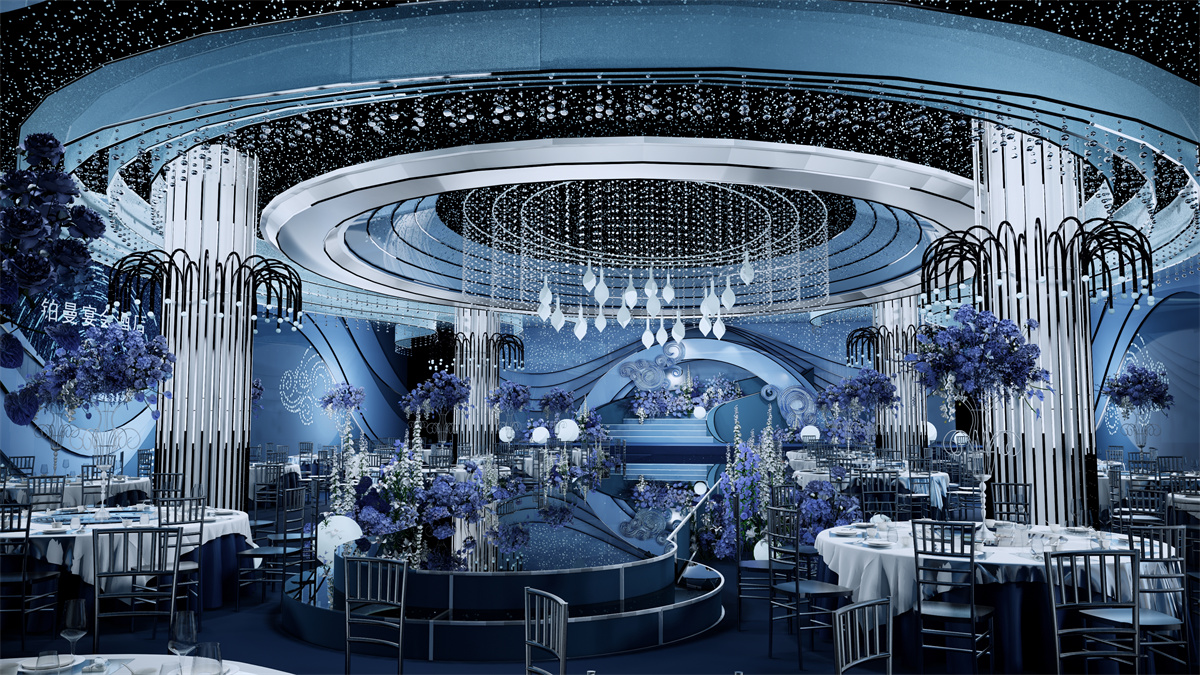 濮阳婚会堂设计-铂曼婚宴酒店装建设计