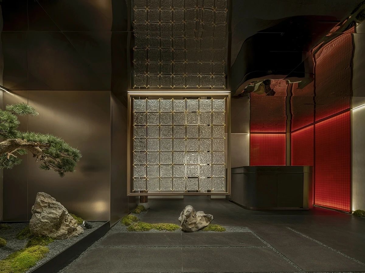 郑州BB贝博大推荐芙蓉湾东方美学餐厅装建设计案例(图3)